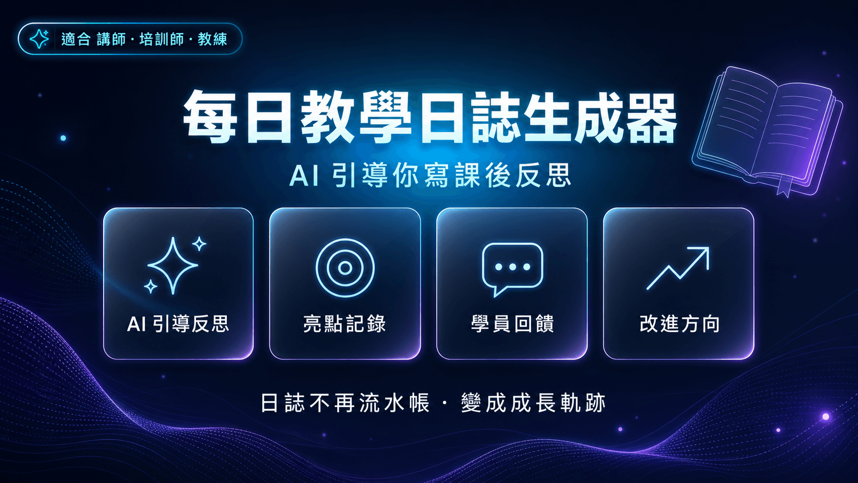 每日教學日誌生成器|AI 引導你寫課後反思