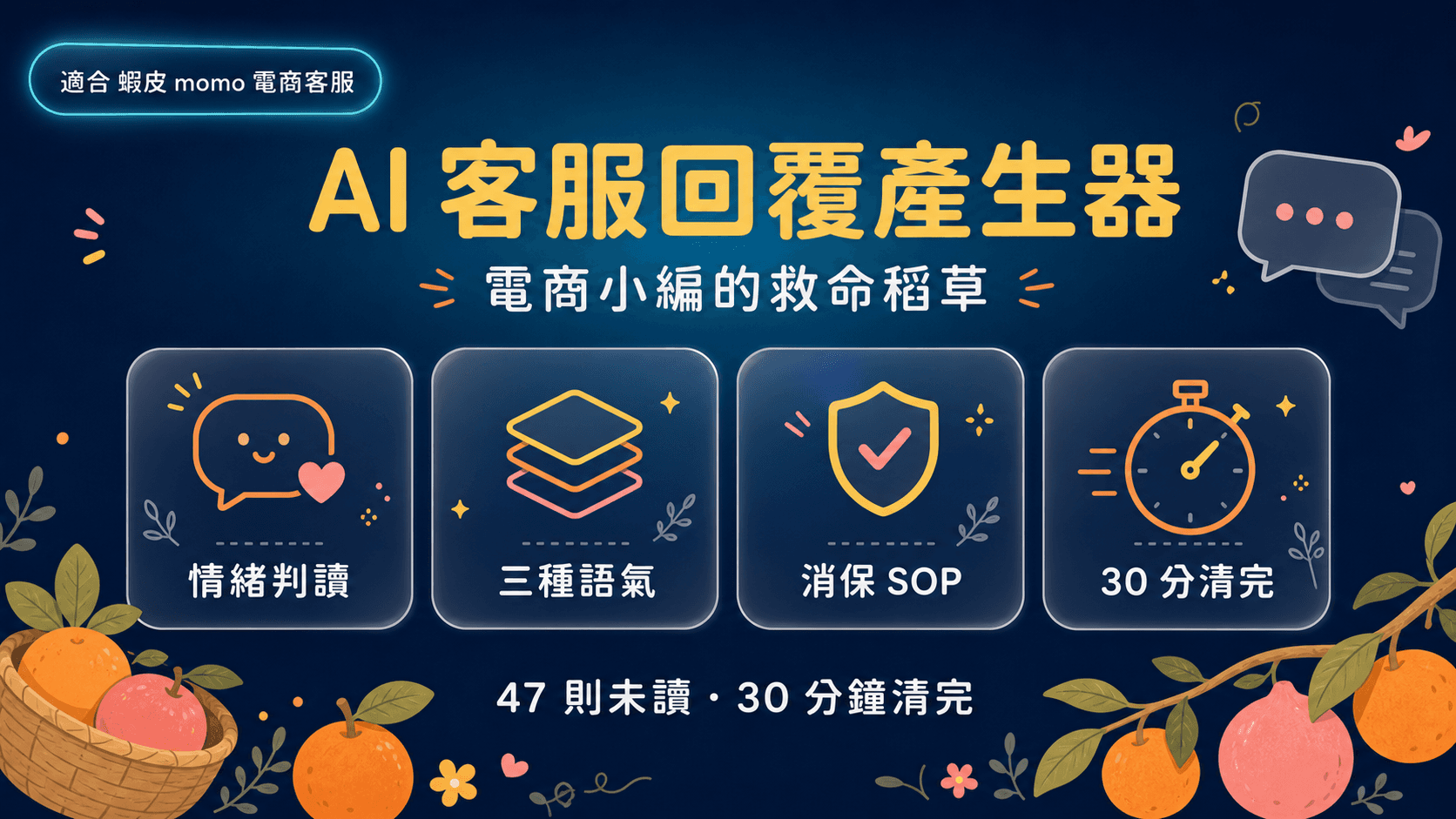 AI 客服回覆產生器|電商小編的救命稻草