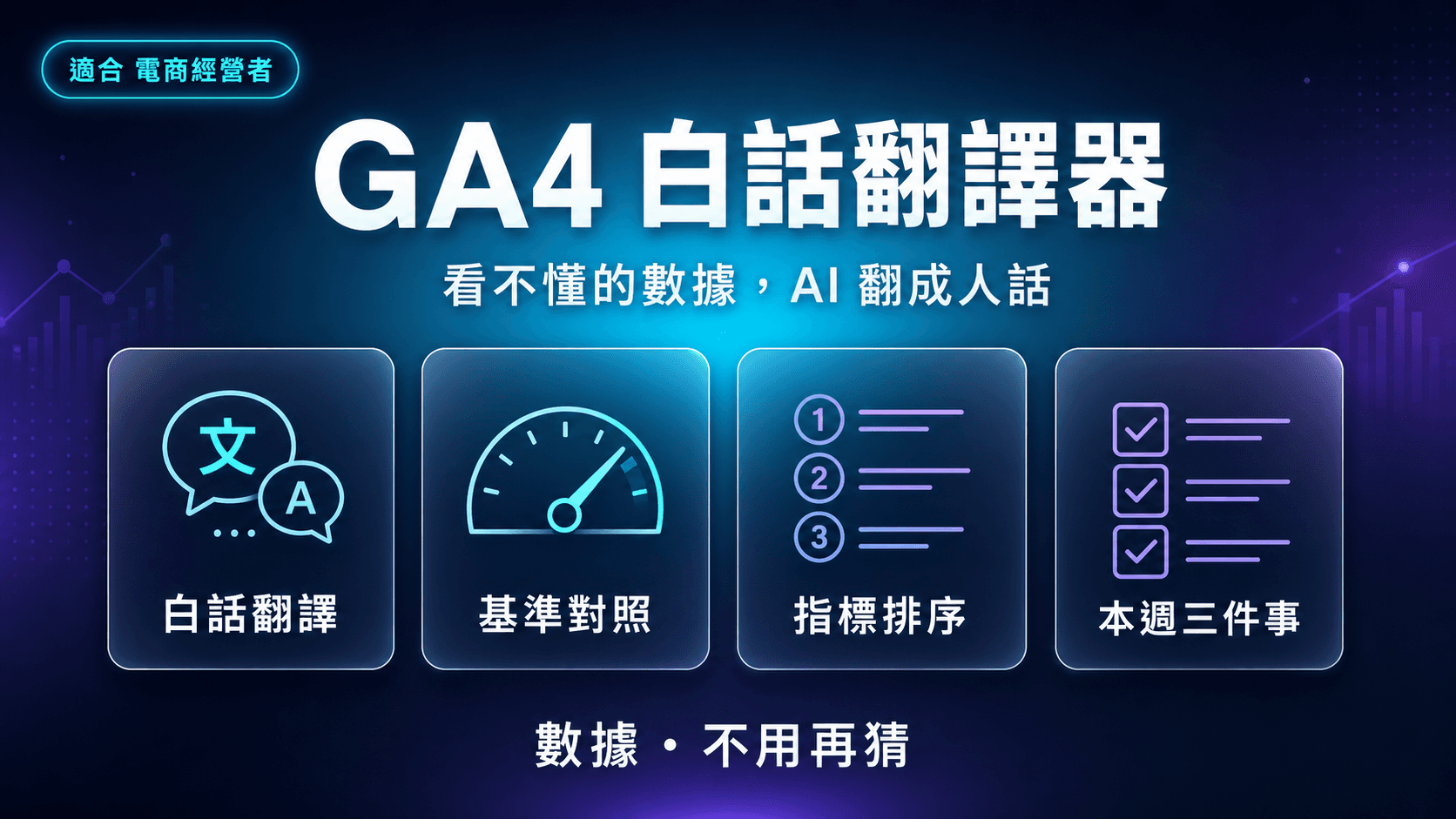 GA4 白話翻譯器|貼上看不懂的數據,AI 翻成人話告訴你該做什麼