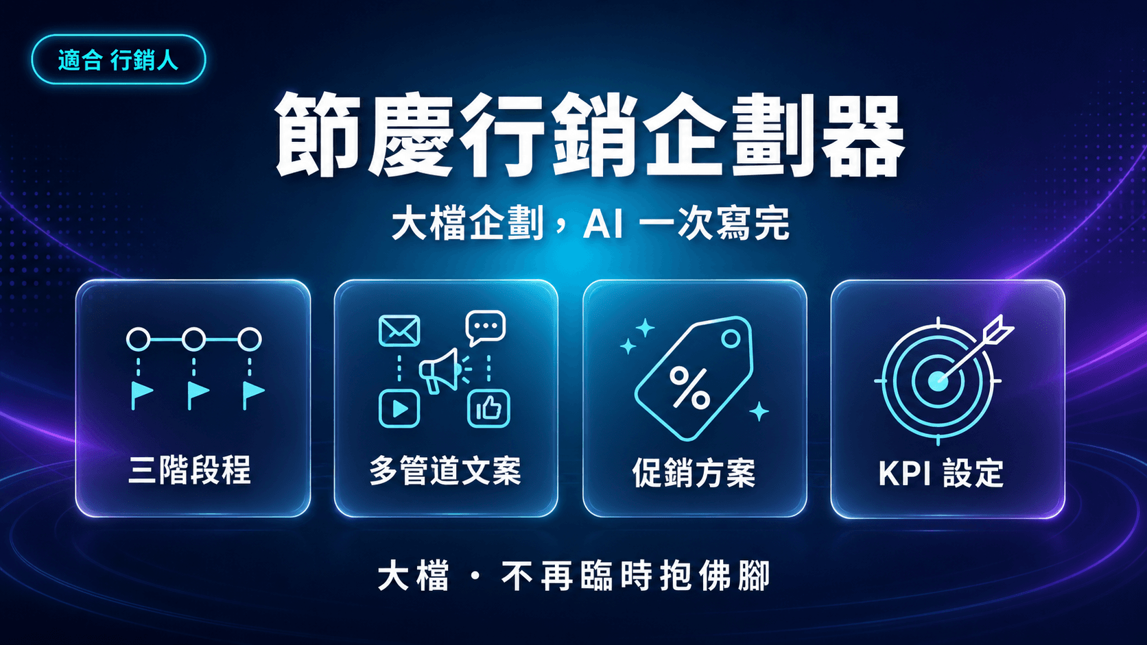 節慶行銷企劃器|雙11、母親節大檔,AI 幫你把整份企劃寫完